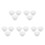 15Pcs Durable Rubber Mop Bucket Stopper White Replacement Drain Plug 1