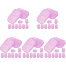 Light Purple Travel Soap Pieces with Practical Box Packaging