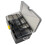 Double Layer Bait Box Gray 11x6.7x21.5cm 11