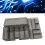 Double Layer Bait Box Gray 11x6.7x21.5cm 4