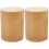 2Pièces Pot Bambou Khaki Étanche Pour Café Épices Usage 1