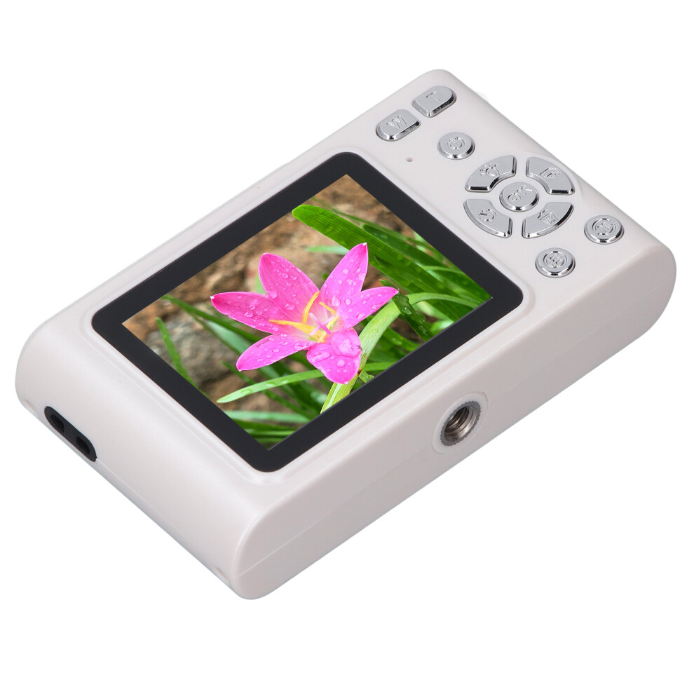 48Mp 1080P Digital Camera 16X Zoom, 2.4" Portable White 8211387401171