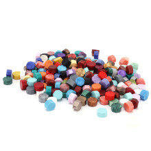 200Pcs Octagonal Sealing Wax Beads for Stamp DIY Gift Craft 100g