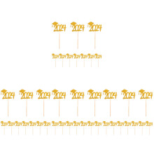 40Pièces Décor Cupcake Graduation Papier Pour 2024