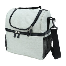 Bolsa de almuerzo para adultos, fiambrera reutilizable con aislamiento térmico, resistente a la humedad, de tela Oxford impermeable para oficina,