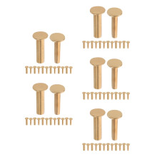 35Pairs Golden Copper Rivets Secure Kitchen Handle Replacement