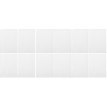 12Pcs White Water Soluble Embroidery Sheets Backing for DIY Projects