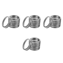24Pcs Stainless Steel Mason Jar Flower Grid Insert Lid for Craft DIY