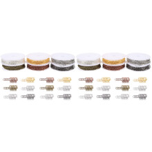 2Ensembles Chaînes Anneaux Pour DIY Multicolores Résistants