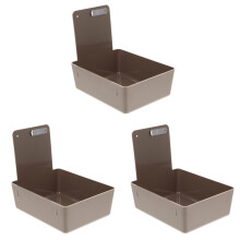 3Pièces Boîte Rangement Orthodontique Portable Couleur