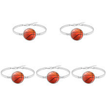 5Pièces Bracelet Sport Orange Résistant Pour Porteurs Actifs