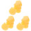 12Pcs Durable Yellow Silicone Clarinet Finger Rest Thumb Pad 1