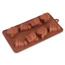 Innovative Silikonformen, hitzebeständig, spülmaschinenfest, perfekt für die Zubereitung von Weihnachtsleckereien