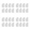 32Pcs White Silicone Pan Lid Lifters Heat-Resistant Protector Clips 1