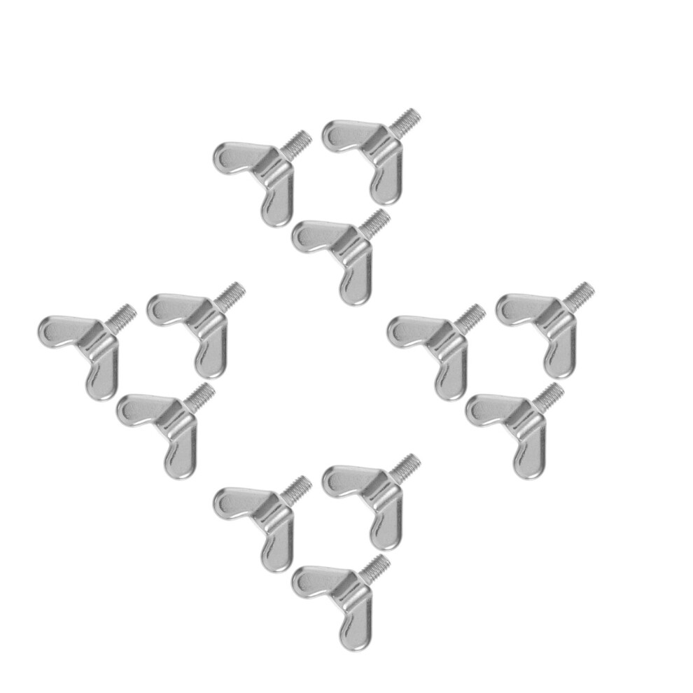 12Pcs M6 Stainless Bolts With Butterfly Nut For Flagpole 3712504030700
