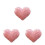 3Pcs Heart Design Pink Car Perfume Clip Solid Aromatherapy Diffuser 1