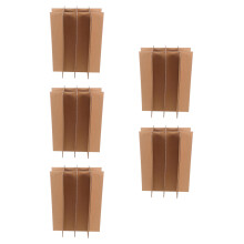 25Pcs Beige Grid Cardboard Dividers for Moving Boxes and Glass Packing