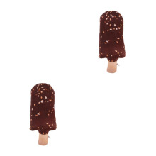 2Pcs Coffee Ice Cream Shaped Cushion Soft Plush Pillow for Kids Room