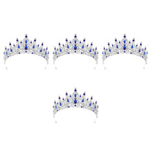 4Pcs Style Crowns for Women Birthday and Wedding