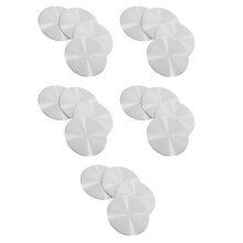 20Pièces Protections Moyeu Aluminium Argentés Adaptées Pour Auto