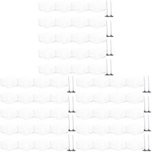 3Ensembles Bougies Carrés Blancs Plastique Pour DIY