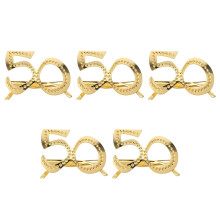 30Pcs Golden 50Th Birthday Glasses Plastic Party Bling Photo Props