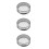 3Pcs Kitchen Stainless Steel Fine Mesh Round Sieve Convenient Strainer 1