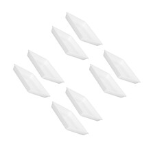 8Pcs Thickened Plastic Planter Saucers White Square Pot Drainage Trays