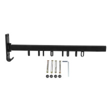 Aluminum Construction Drying Stand Retractable Wall-Mounted Foldable Clothes Rack Heavy-Duty Space-Saving Laundry Hanger For Indoor Outdoor Use