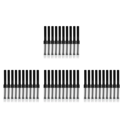 40Pcs Plastic Fountain Pen Ink Converters Easy Replacement Multi Color