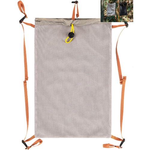 Mesh Climbing Gear Organizer Bag Portable Hiking Pouch