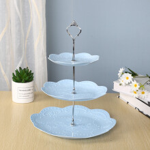 3-Tier Dessert Stand, Dessert Stand, Dessert Set, Cake Stand, Plastic Fruit Stand,1Pcs