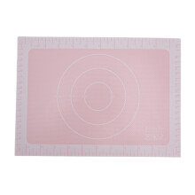 Teak Wood Cooking Utensils Silicone Baking Mat Premium Non-Stick Kneading Mat with Measuring Lines for Bread Dough Rolling Mat Biscuits Cookies and