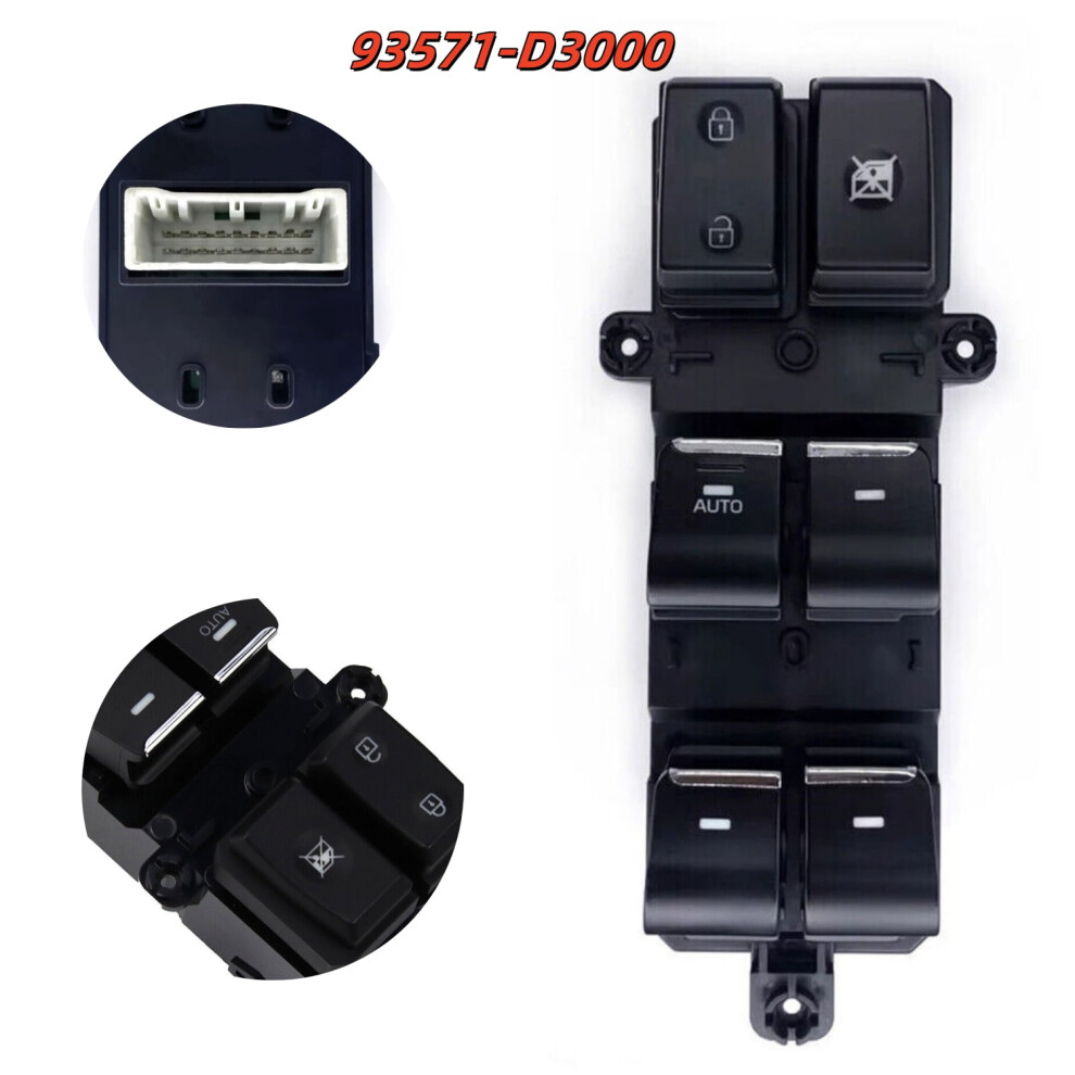 93571-D3000 Auto Lhd Master Power Window Switch For 16-2018 Hyundai Tucson 9496895273086