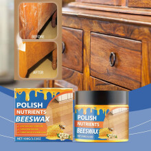 Beeswax Furniture Polish (100g) for Floors, Tables, Chairs, Cabinets – Wood Seasoning & Protection