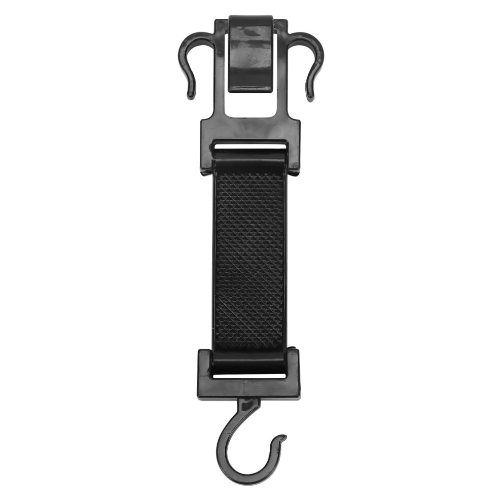 3Pcs Car Seat Back Hooks Vehicle Hidden Headrest Hanger For Handbag Shopping Bag Coat Storage Hanger Car Accessories Hook (Black) Black 9448990706785