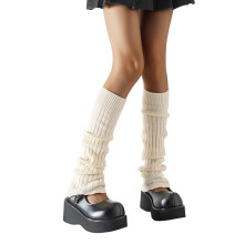 Leg Warmers for Girls Ladies' Solid Color Knit Lace Trim Style Ruched Socks for Toddler Kids Girls