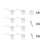 8pcs Adhesive Hat Rack Display Hooks for Wall Door Baseball Cap Holder Closet Storage Organizer Cap Hanger White 2