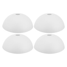 Lot de 4 globes de rechange blancs pour plafonnier Hunter, compatibles avec les ventilateurs de plafond.