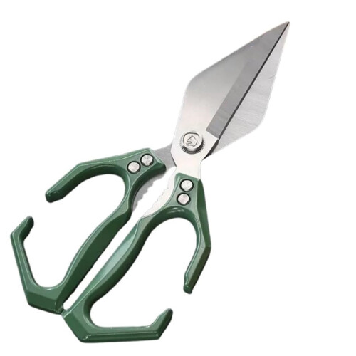 Multifunctional Heavy-Duty Kitchen Shears, Bone-Cutting Scissors, Compatible with All Kitchens – 1PC Green