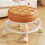 Swivel Stool with Casters Adjustable Height Mobile Seat 1