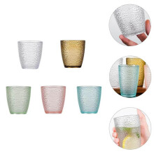 Verre acrylique transparent de 210 ml (7,1 oz) pour restaurants, boissons (jus, eau), résistant aux chutes, idéal pour la maison ou la maison.