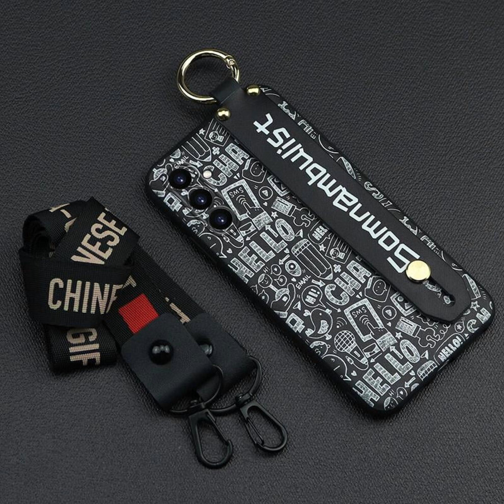 Phone Case For Compatible With Samsung Galaxy A15 Â Shockproof, Graffiti Design, Kickstand, Wrist Strap & Dust-Resistant 9313598240668