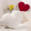 Heart-Shaped Valentine Pillow Soft Decorative Cushion1Pc 1