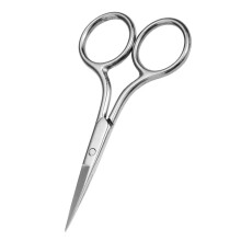 Compatible with Sharp-end Nose Hair Scissors – Stainless Steel Facial Grooming Tool for Men (Mustache, Eyebrow, Eyelash, Nose, Ear, Beard)