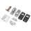 Password Security Lock, Robust Keyless Entry System for Gates Parking Lots, Zinc Alloy Combination Entry Lock with Customizable Access 2