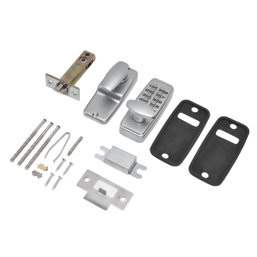 Password Security Lock, Robust Keyless Entry System for Gates Parking Lots, Zinc Alloy Combination Entry Lock with Customizable Access 1