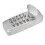 Password Security Lock, Robust Keyless Entry System for Gates Parking Lots, Zinc Alloy Combination Entry Lock with Customizable Access 4