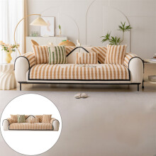 Thickened Soft Plush Sofa Cover – Warm, Fuzzy, Non-Slip Slipcover for Sectional Couch – Compatible with Most Sofas
