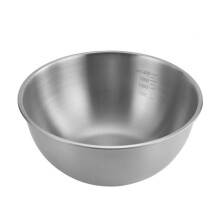 3-Piece Stainless Steel Mixing Bowl Set with Flat Rims for Baking, Food Prep, and Serving